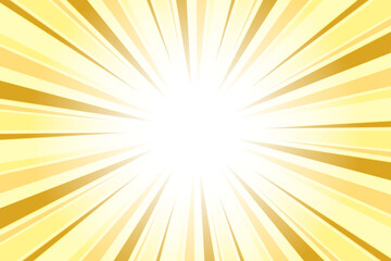 Goldenrod orange sunburst background. Abstract sun light rays background. 