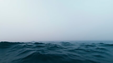 Obraz premium Misty Ocean Scene