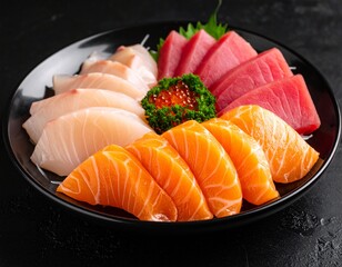 sushi on a plate