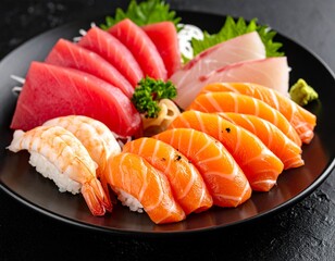 sushi with salmon