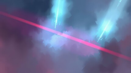 Abstract Light Beam Intersection