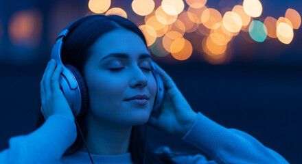 Beautiful brunette woman with dark hair and striking makeup