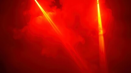 Dramatic Red Stage Lights