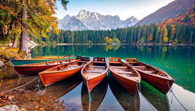 boats on lake