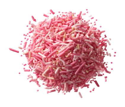 Colorful sprinkles for baking kitchen food