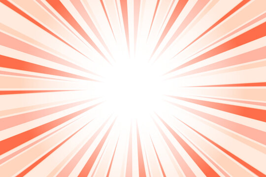 Outrageous orange sunburst background. Abstract sun light rays background. 