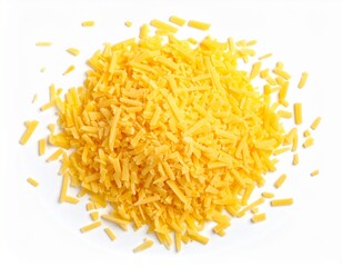 pasta on white background