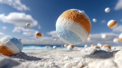 Donut Collision Balls: Physics Education Demo, 3D Render Model, Dynamic Game Element