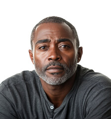 Obraz premium Reflective man's expression portrait