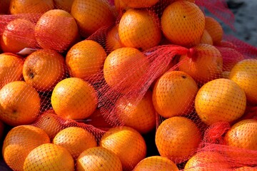 Oranges at marketplace