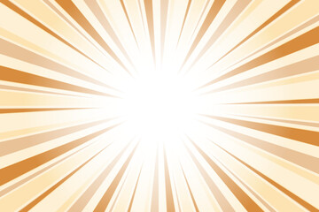 Fototapeta premium Rustic orange sunburst background. Abstract sun light rays background. 