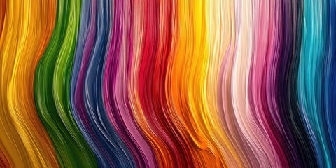 Close-up of an open color swatch, showcasing the spectrum of colors with each line representing different hues and tones.