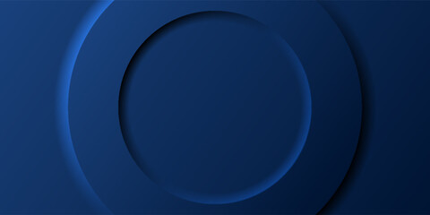 Abstract blue circle background. Vector illustration design for presentation, banner, cover, web, flyer, card, poster, wallpaper, texture, slide and business