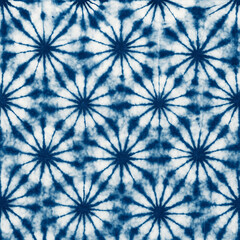 Seamless Print Shibori pattern and tie-dye allover textile Shibori allovers pattern design
