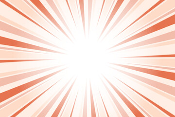 Sunrise orange sunburst background. Abstract sun light rays background. 