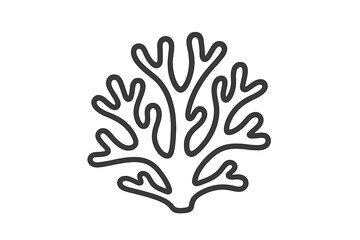 Obraz premium Unique coral design showcasing intricate patterns and shapes for use in artistic projects and marine-themed decor