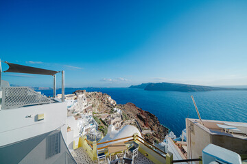 ギリシャのサントリーニ島の美しい風景