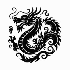 chinese dragon vector