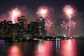 New York City 4th of July fireworks.