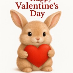 rabbit with heart