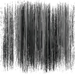 A black and white seamless pattern of vertical lines with varying thicknesses and slight curves design