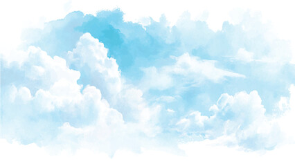 Natural sky beautiful blue and white texture background. blue sky with cloud. vector design, 