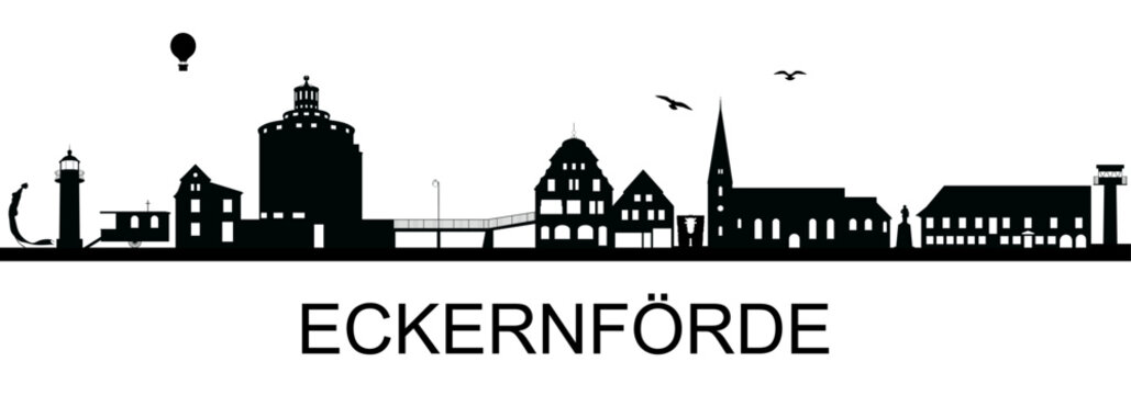 Eckernf&ouml;rde Skyline " NO AI "