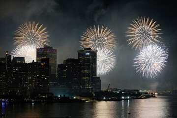 New York City 4th of July fireworks.