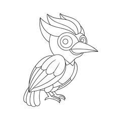 Woodpecker Coloring Page