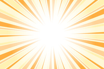 Obraz premium Yellow orange sunburst background. Abstract sun light rays background. 
