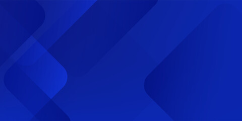 Obraz premium Abstract blue background with glowing geometric lines. Modern blue gradient square shape design. Futuristic technology concept. Suit for brochure, corporate, website, poster, banner, cover modern