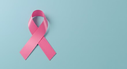 Pink Ribbon Breast Cancer Awareness Symbol, Hope, Support, and Fight