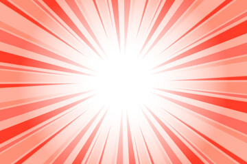 Abstract crimson red sunburst and ray wallpaper design. Sunburst sun ray background. Sun flare vector.