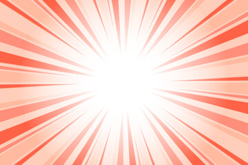 Abstract crimson red sunburst and ray wallpaper design. Sunburst sun ray background. Sun flare vector. 