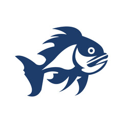 Cartoon Fish color Vector Design