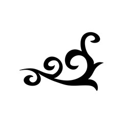 Vintage calligraphy swirls. Vector design elements for greeting cards, wedding invitations, royal certificates 