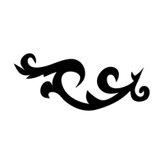 Vintage calligraphy swirls. Vector design elements for greeting cards, wedding invitations, royal certificates 