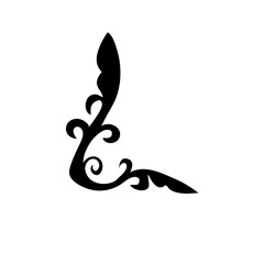 Vintage calligraphy swirls. Vector design elements for greeting cards, wedding invitations, royal certificates 