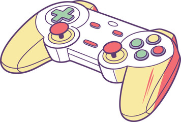 Game Controller Illustration for Gaming and Technology Designs. High Quality Game Controller for Digital and Print Media Projects. Modern Game Controller Graphic for Branding and Marketing Use