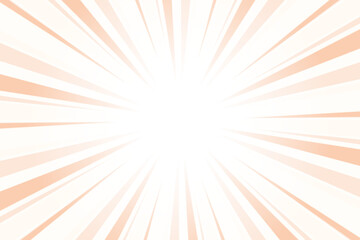 Obraz premium Sunburst Background. Summer Backdrop. Radius Cartoon Pattern Abstract Background. Apricot Yellow Rays Vector Illustration.