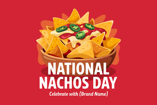 A Vibrant Product Shot Celebrate National Nachos Day!