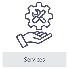 Services Element For Design Graphic