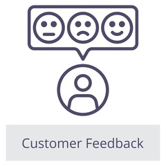 Customer Feedback Element For Design Graphic