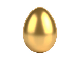 A radiant golden egg captures the essence of prosperity, luxury, and the promise of valuable new life.