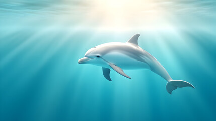 Dolphin Dolphin swimming in the sean swimming in the sea