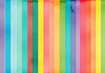 Vibrant Rainbow Stripes Background - Colorful vertical stripes in various shades of rainbow colors, perfect for backgrounds, websites, or presentations