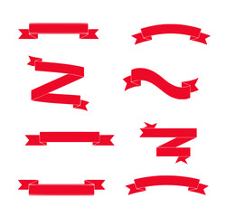 red ribbon set