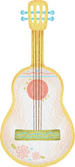 watercolor guitar