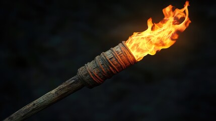 photo wood torch