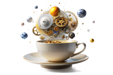 Cosmic Coffee A Whimsical Blend of Celestial Wonders and Steamy Brews